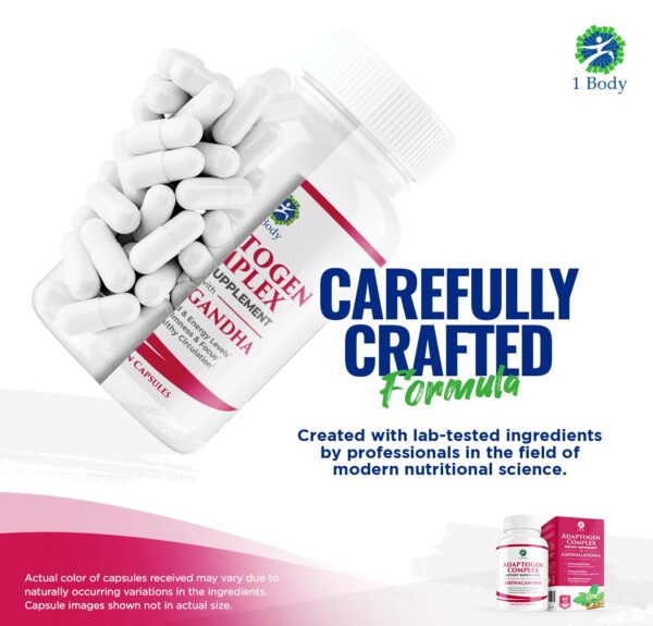 Cápsulas 1 Body para revitalizar niveles de energía y reducir fatiga