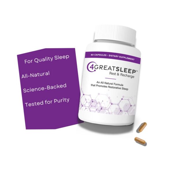 Cápsulas 4GreatSleep suplementos sueño saludable