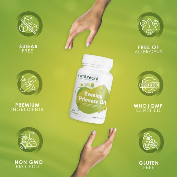 cápsulas aceite onagra alta potencia prensado en frío ambrosial