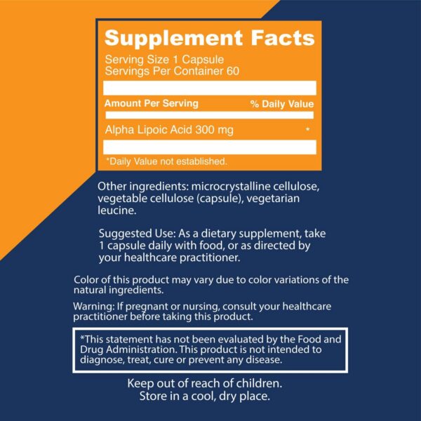 Version 1.0.0 Cápsulas de Ácido Alfa Lipoico I'm Powered 300mg