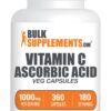 Cápsulas ácido ascórbico vitamina C BulkSupplements 1000mg