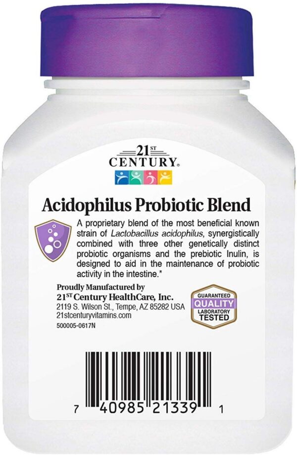 Version 1.0.0 Cápsulas ácido láctico 21st Century suplemento saludable