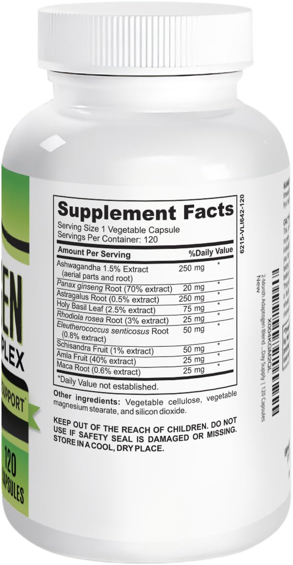 Version 1.0.0 Cápsulas de Adaptógenos Energizantes