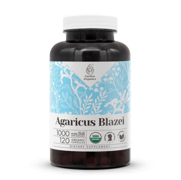 Cápsulas de Agaricus Blazei Orgánico Garden Organics