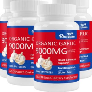 Version 1.0.0 Cápsulas de ajo orgánico sin olor para inmunidad.