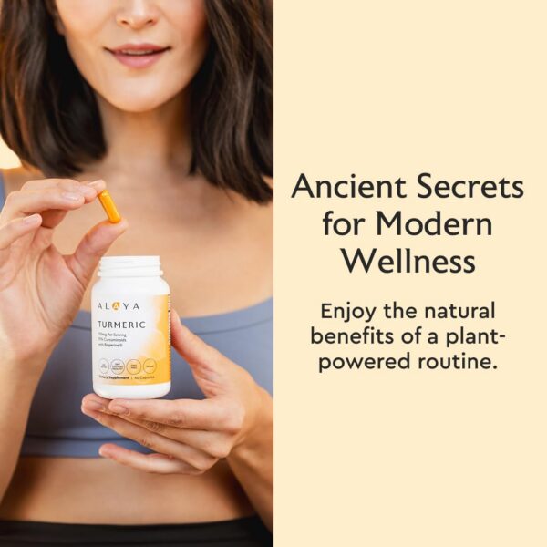 Cápsulas Alaya Naturals cúrcuma con bioperina