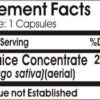 Concentrado alfalfa 250mg cápsulas vista lateral