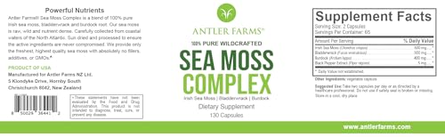 Cápsulas de Alga Marina salvaje para salud