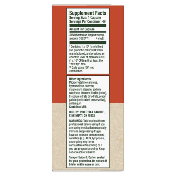 Version 1.0.0 Cápsulas Align probiótico cerca