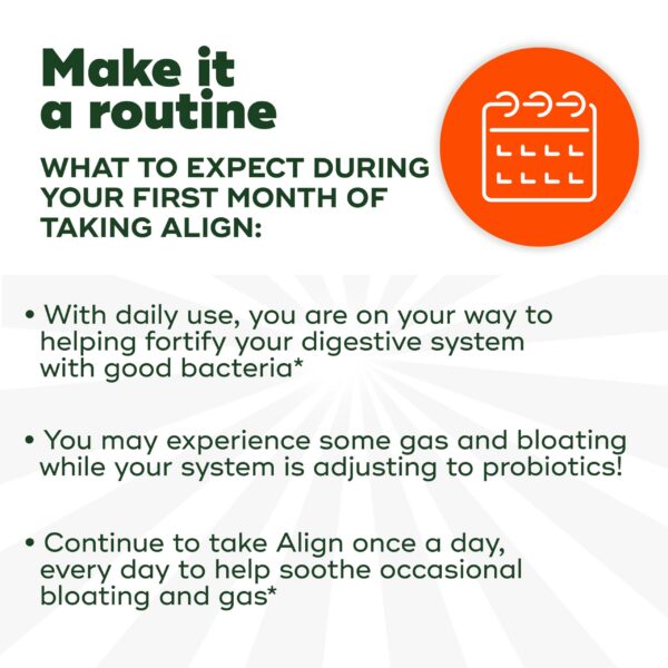 Cápsulas Align probiótico para equilibrio digestivo diario