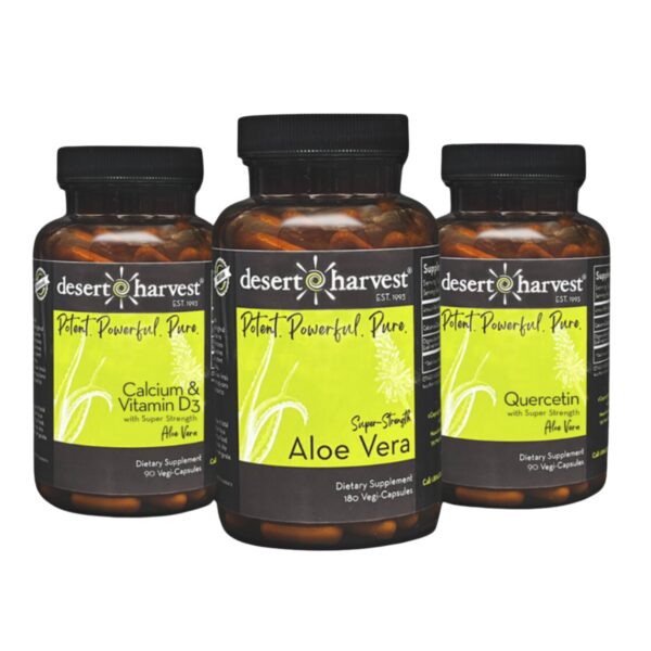 Cápsulas Aloe Vera súper concentrado Desert Harvest