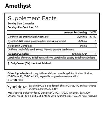 Version 1.0.0 Cápsulas probióticas Amethyst 10 mil millones UFC