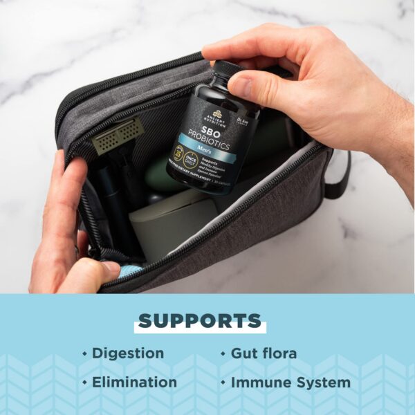 Cápsulas Ancient Nutrition SBO Probióticos para salud masculina