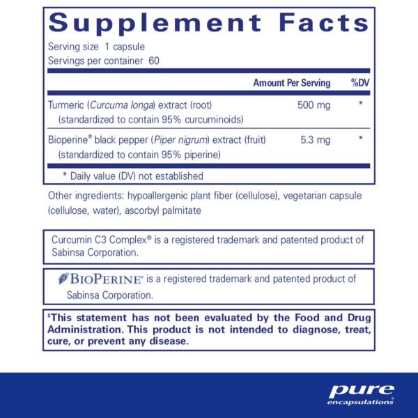 Version 1.0.0 Cápsulas antioxidantes Pure Encapsulations para salud articular
