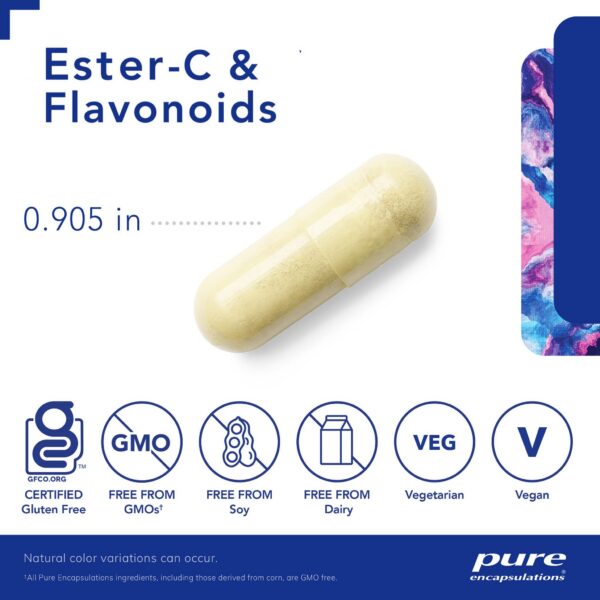 Cápsulas antioxidantes vitamina c ester-c Pure Encapsulations