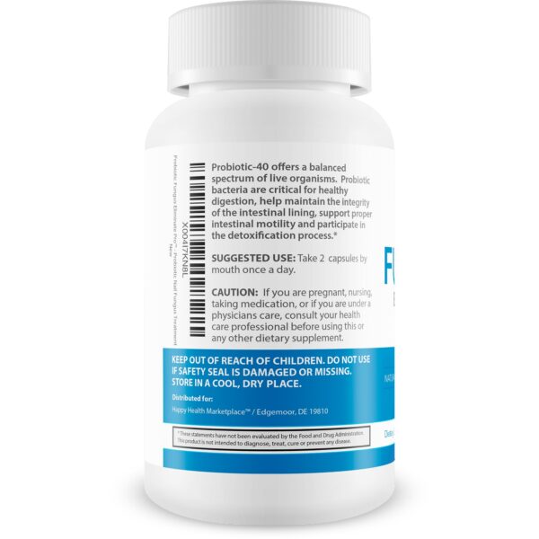 Version 1.0.0 Cápsulas antipatógenos para uñas con Probiotic Fungus Eliminate Pro