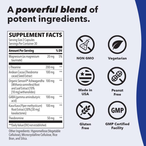 Cápsulas Anxie-T para calmar nervios y mejorar enfoque mental