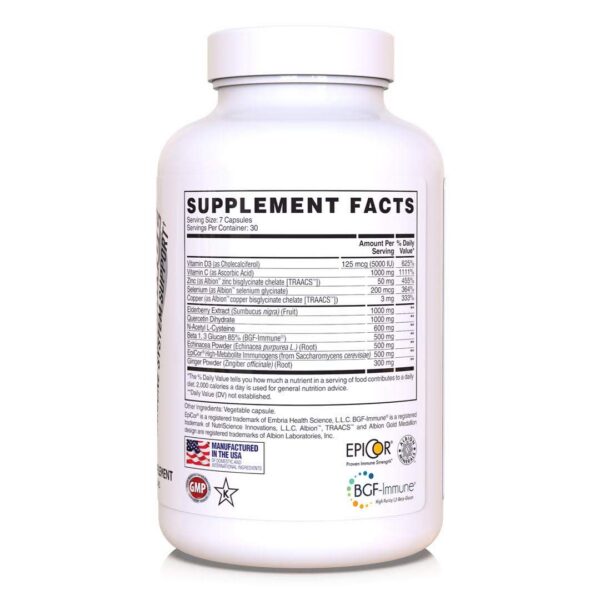 Cápsulas Apollon Nutrition para soporte inmunológico avanzado