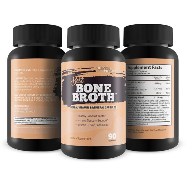 Cápsulas apoyo estructural y movilidad ósea Best Bone Broth
