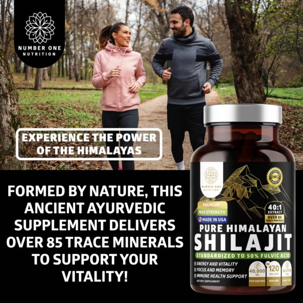 Version 1.0.0 Cápsulas para apoyo inmunológico y salud cognitiva con shilajit Number One