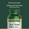 Cápsulas de arroz de levadura roja Nature’s Bounty