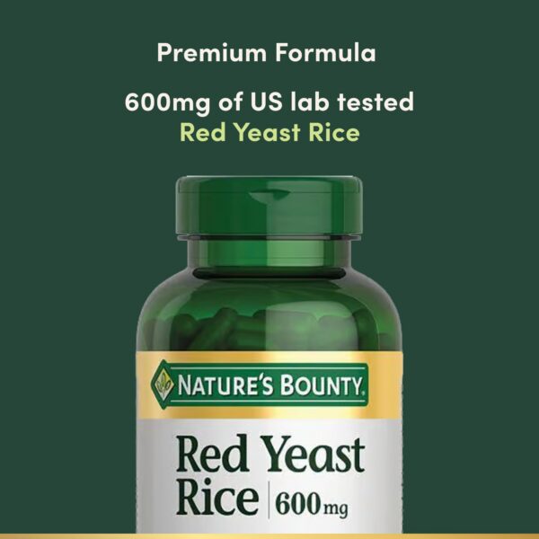 Cápsulas de arroz de levadura roja Nature’s Bounty