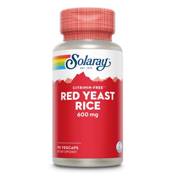 Cápsulas de arroz de levadura roja SOLARAY