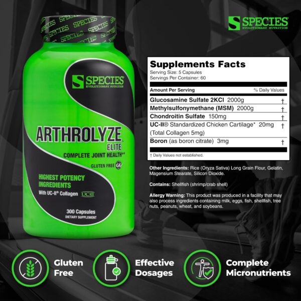 Cápsulas del suplemento Arthrolyze para articulaciones