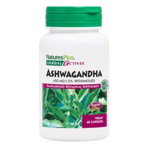 Cápsulas Ashwagandha NaturesPlus Herbal Actives 450 mg
