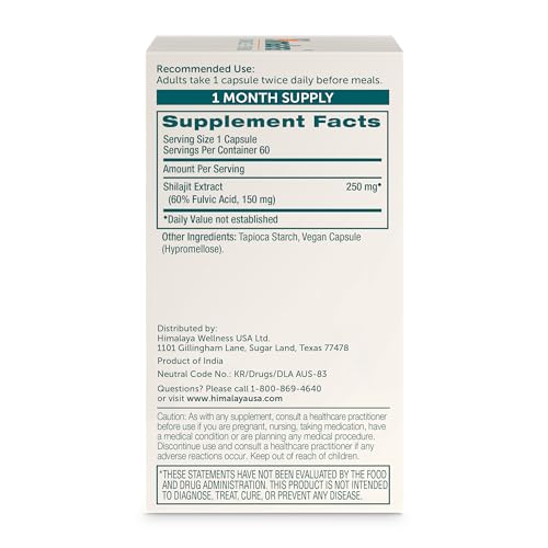 Cápsulas de Ashwagandha y Shilajit para bienestar diario