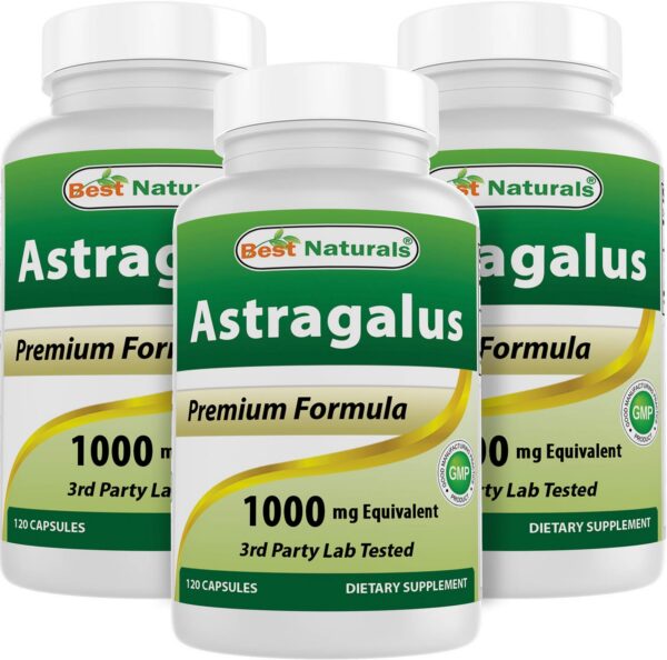 Cápsulas de astrágalo 1000 mg para apoyo inmunológico natural