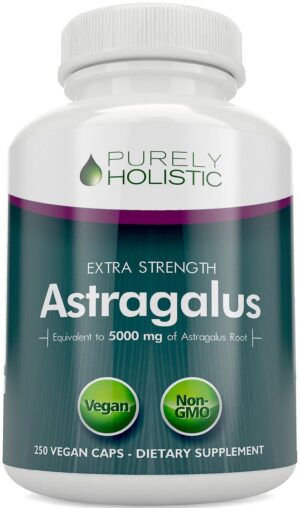 Version 1.0.0 Cápsulas de astrágalo Purely Holistic 250 unidades