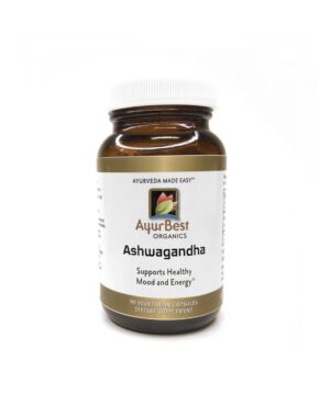 Cápsulas AyurBest Ashwagandha orgánicas 425mg 90 unidades