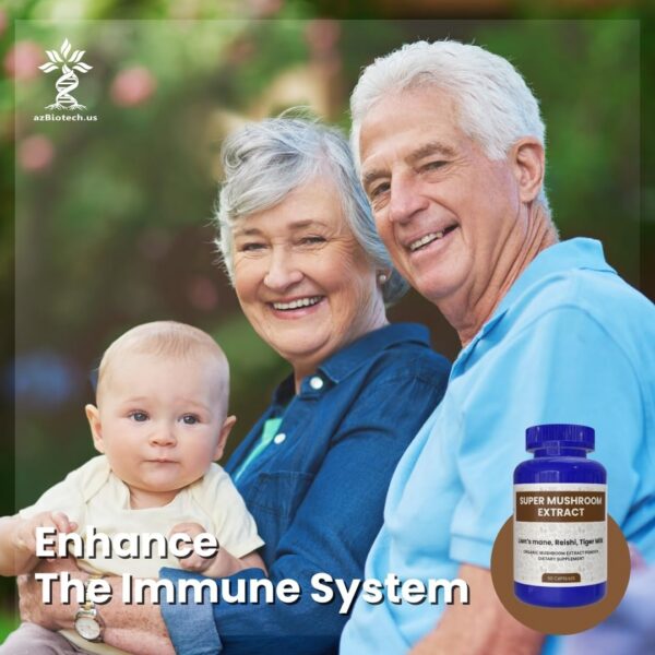 Cápsulas AZ BIOTECH hongos inmunidad y enfoque mental