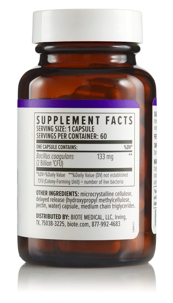 Cápsulas Bacillus COAGULANS bioTE