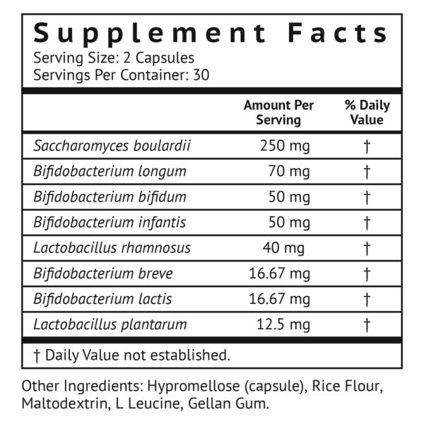 Version 1.0.0 Cápsulas bajo en histamina VitaMonk probióticos