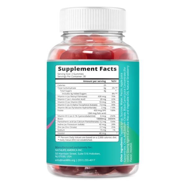 Cápsulas BeLive Inositol+Biotina para salud hormonal femenina