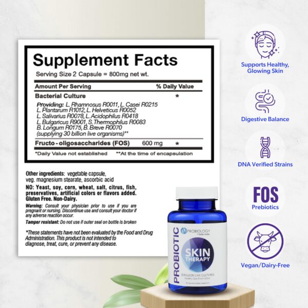 Version 1.0.0 Cápsulas bellebella terapia probiótica para piel saludable