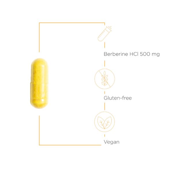 Cápsulas de Berberina Integrative Therapeutics sin gluten