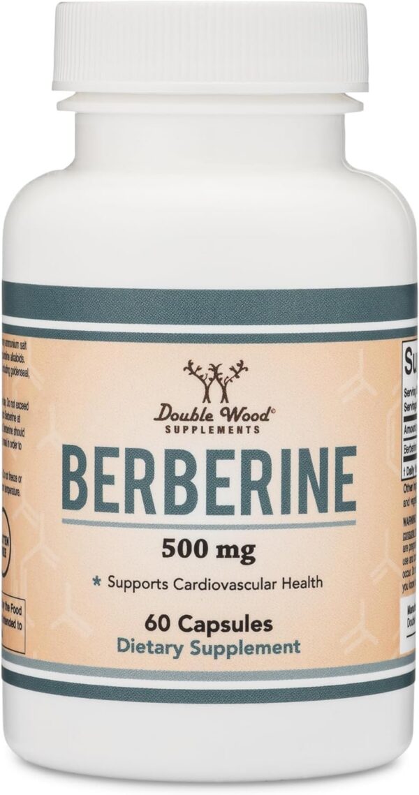Cápsulas de berberina para salud cardiovascular