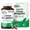 Cápsulas de bergamota cítrica Wild & Organic frasco