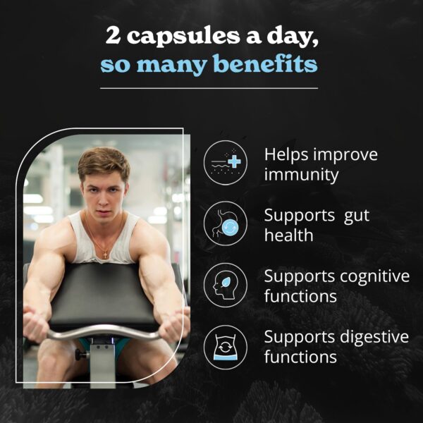 Cápsulas de musgo de mar y aceite de semilla negra