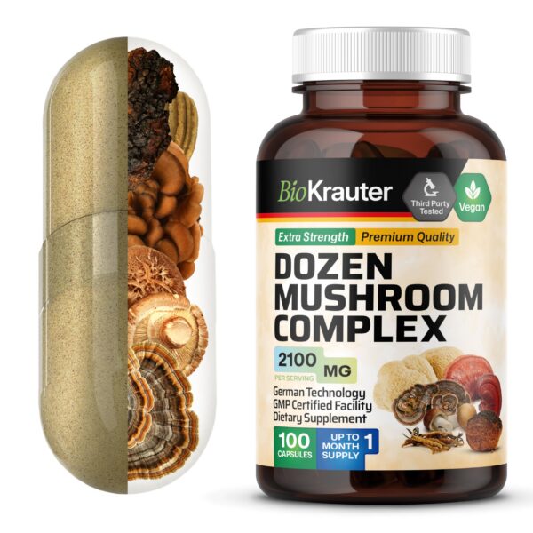 Version 1.0.0 Cápsulas BIO KRAUTER complejo 12 hongos para inmunidad