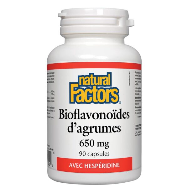 Cápsulas Bioflavonoides Cítricos con vitamina C Natural Factors