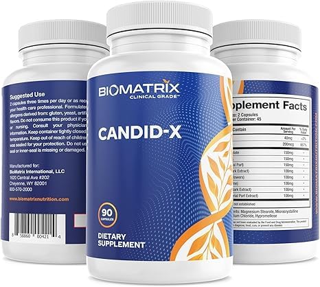 Version 1.0.0 Cápsulas BioMatrix Candid-X para equilibrio digestivo