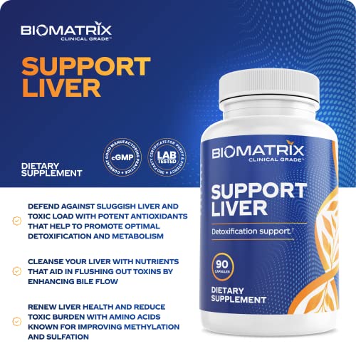 Capsulas BioMatrix Support Liver para función hepática