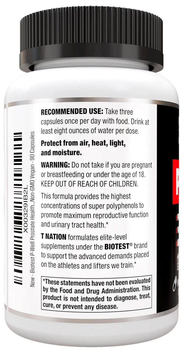 Cápsulas Biotest P-Well antioxidantes para próstata saludable