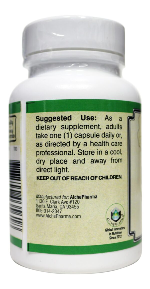 Cápsulas biotina AlchePharma vista lateral