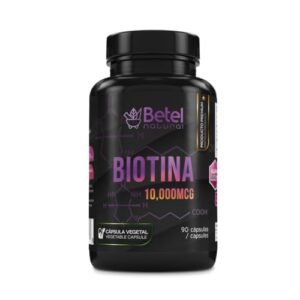 Version 1.0.0 Cápsulas de biotina Betel Natural 10,000 mcg