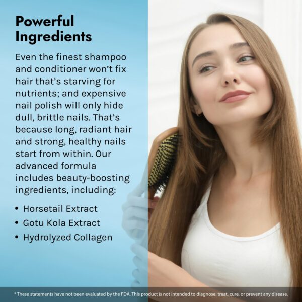 Cápsulas con biotina, sílice y colágeno Applied Nutrition